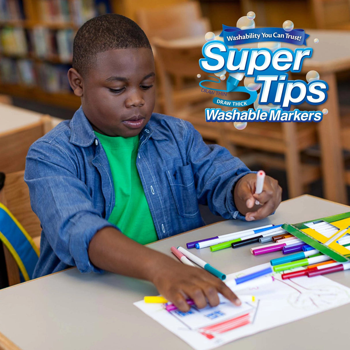 Crayola Washable Super Tips Markers 20 Pack