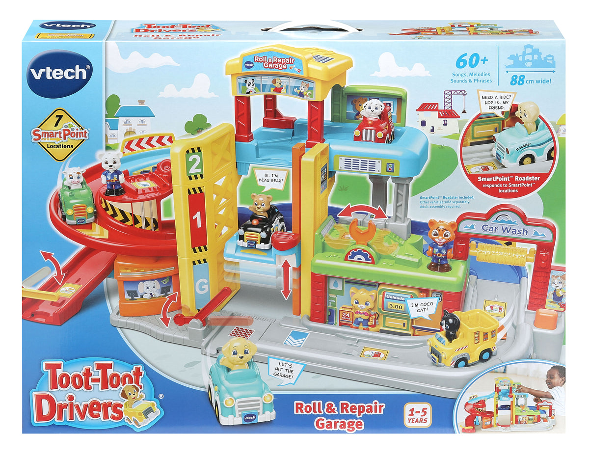 VTech Toot-Toot Drivers Roll Repair Garage Playset