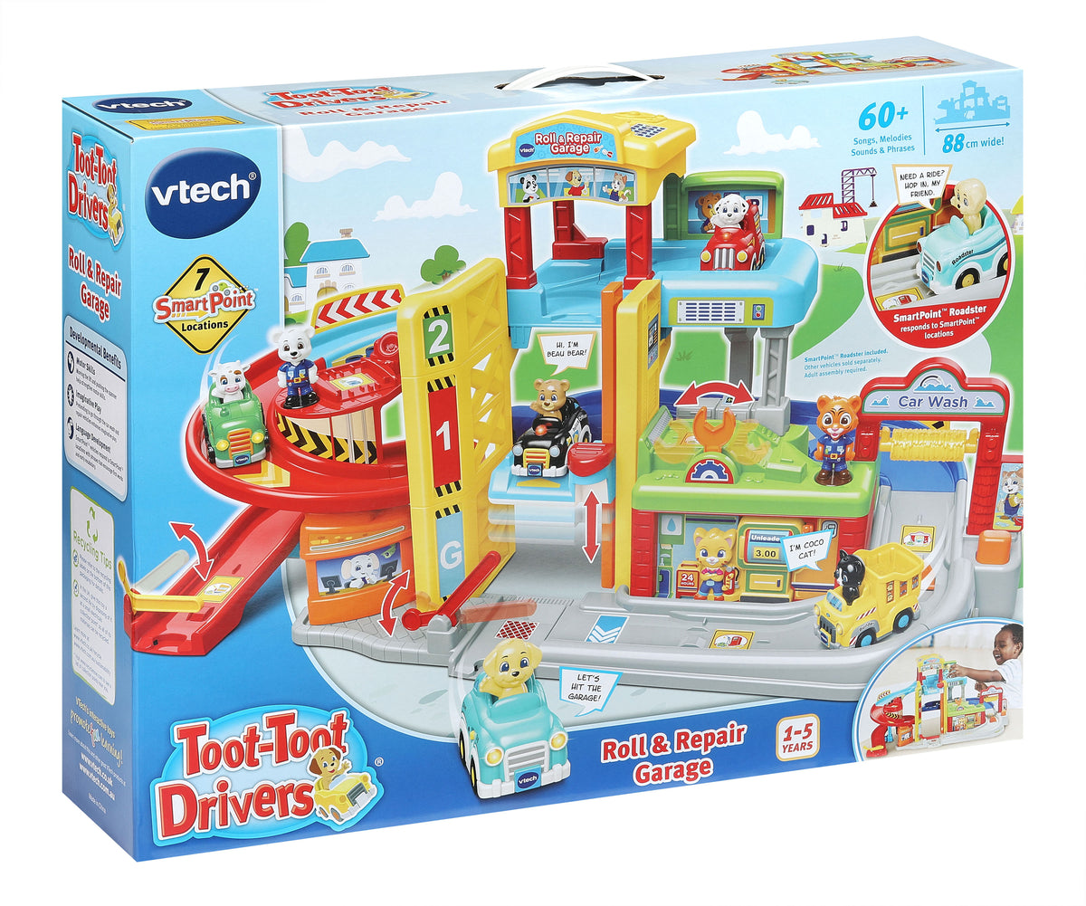 VTech Toot-Toot Drivers Roll Repair Garage Playset