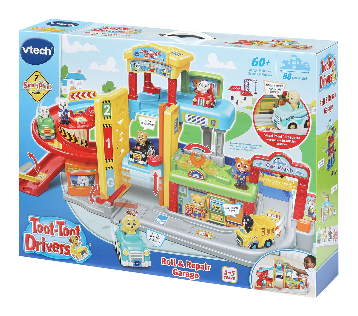 VTech Toot-Toot Drivers Roll Repair Garage Playset