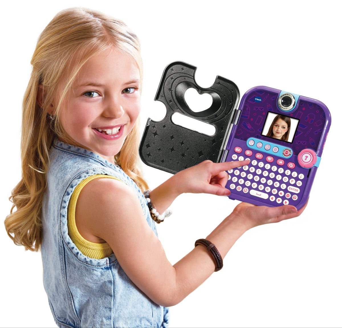 VTech Get Ready With Me Fashion Diary - Purple / Black