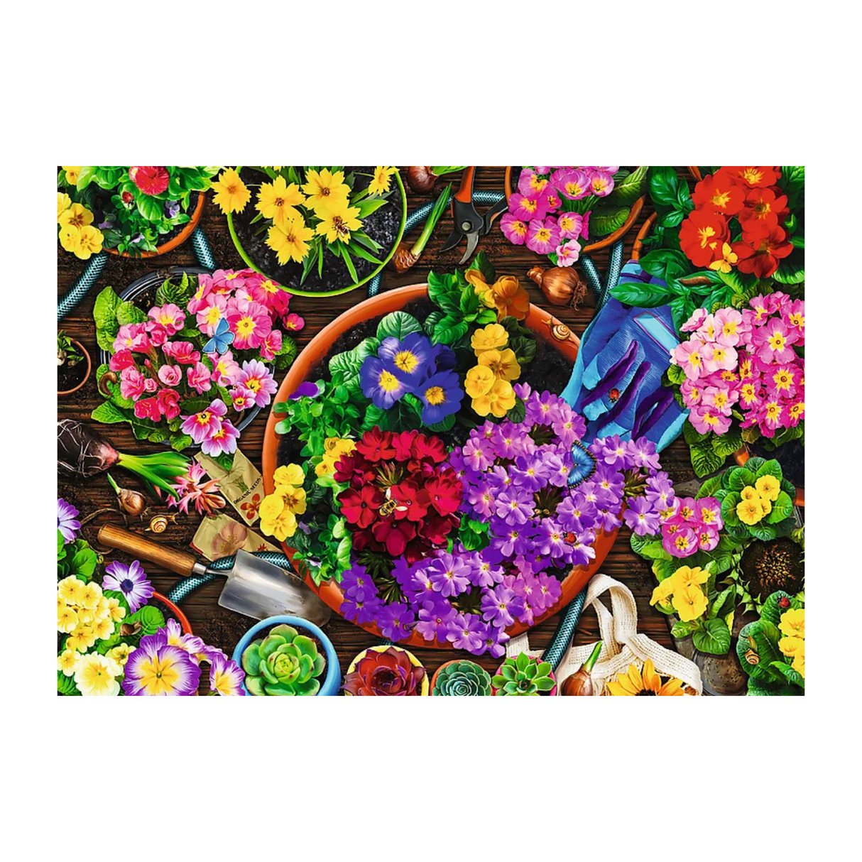 Trefl: Working in the Garden - 2x500pc Jigsaw Puzzle