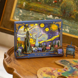 Rolife: The Starry Night DIY Miniature Puzzle Kit - (TH003)