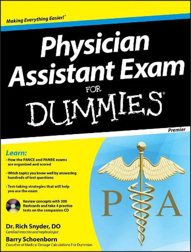 Physician Assistant Exam For Dummies, with CD
