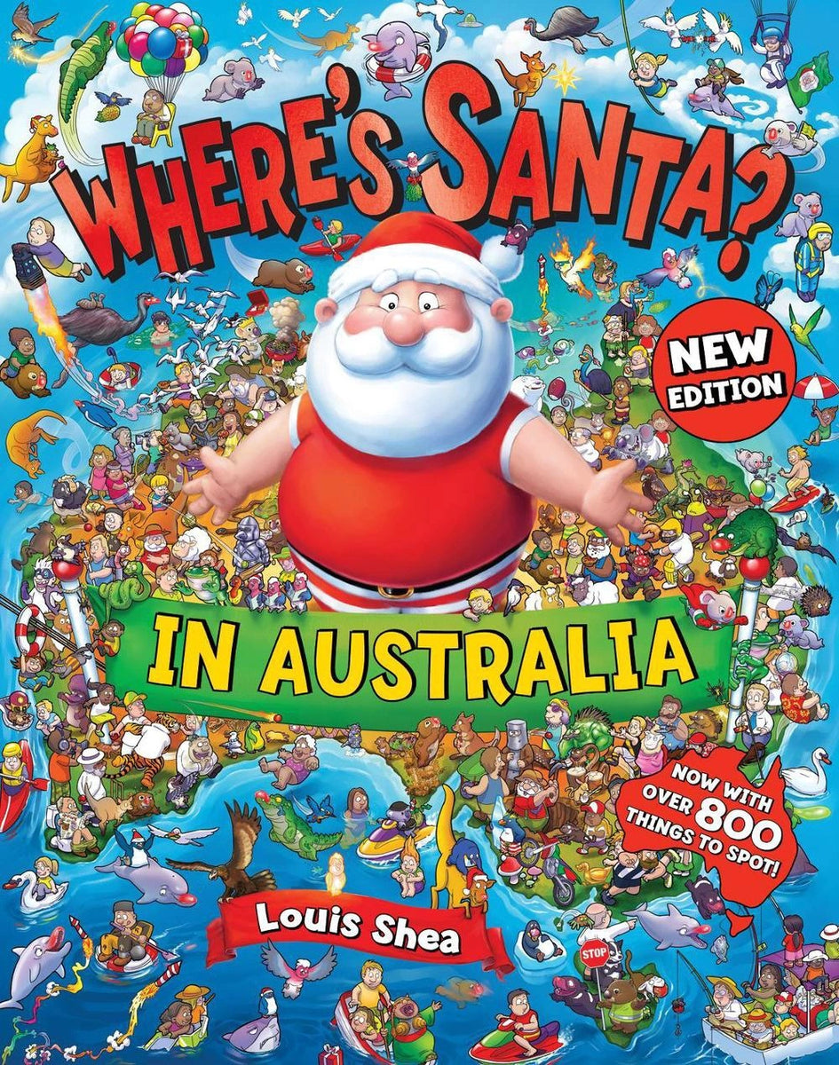 Where’s Santa? In Australia (New Edition) by Louis Shea – Book Hero