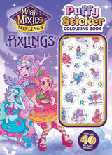 Magic Mixies Mixlings: Puffy Sticker Colouring Book (Moose: Pixlings)