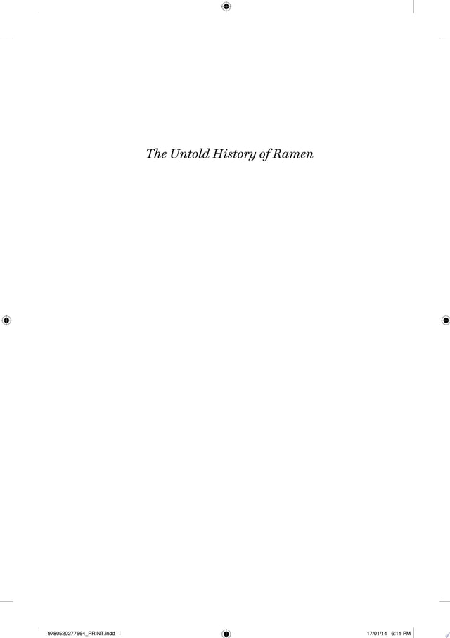 The Untold History of Ramen