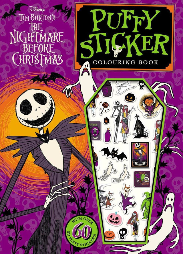 Nightmare Before Christmas: Puffy Sticker Colouring Book (Disney)
