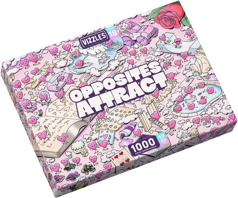 Vizzles Opposites Attract 1000pc Jigsaw Puzzle