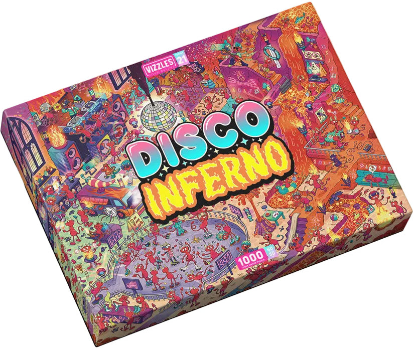 Vizzles Disco Inferno 1000pc Jigsaw Puzzle