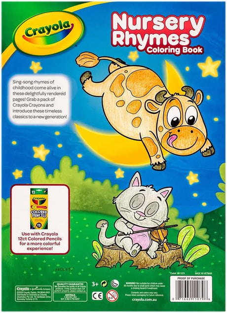 Crayola Coloring Book Nursery Rhymes 96 Pages