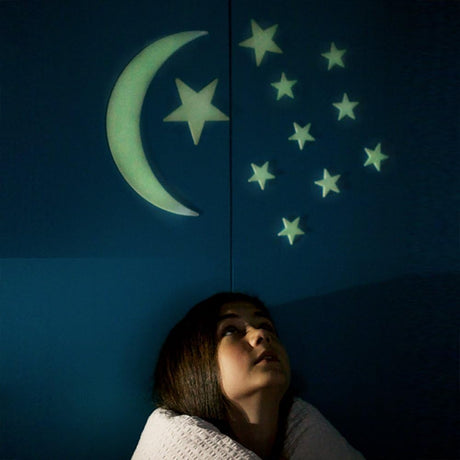 4M Glow in the Dark Mini Stars 60 Pack