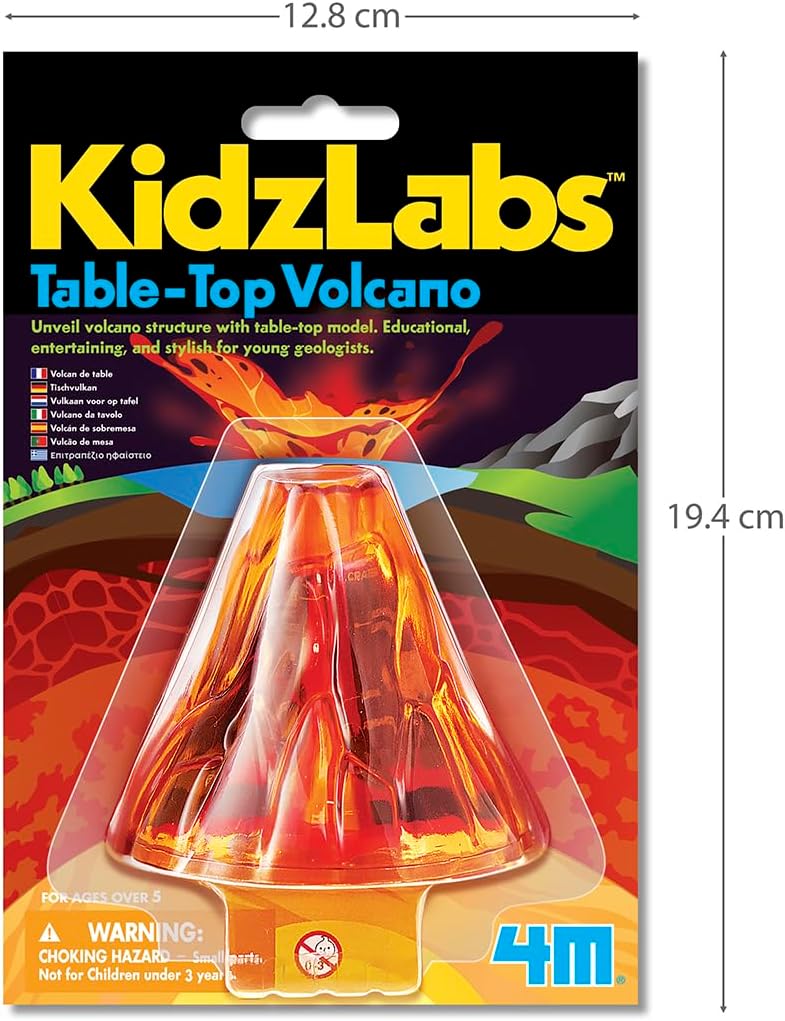 4M KidzLabs Table-Top Volcano