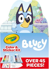 Crayola Color & Sticker Bluey Kit 45 Piece