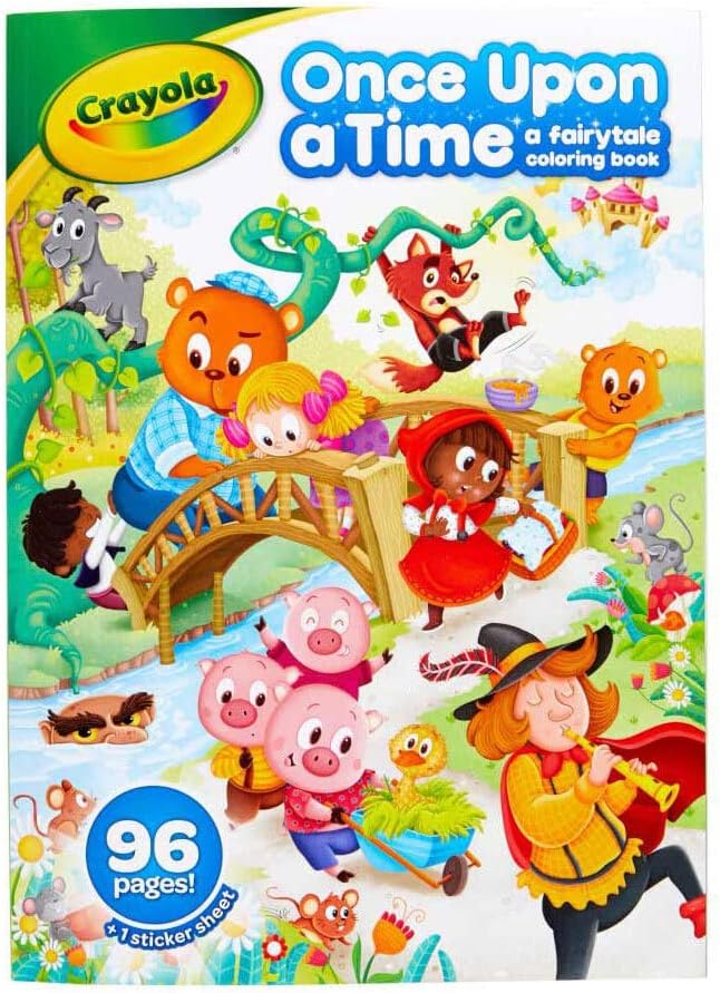 Crayola Fairytale Coloring Book 96 Pages