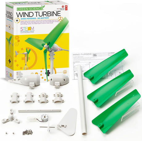 4M Green Science Eco-Engineering Build Your Own Wind Turbine