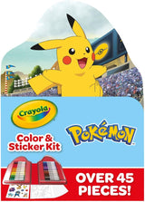 Crayola Color & Sticker Pokemon Kit 45 Piece