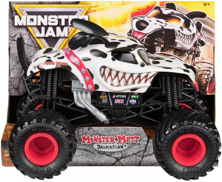 Monster Jam 1:24 Scale Collector Die Cast  - Monster Mutt Dalmatian