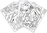 Crayola Giant Coloring Pages Foldalope T-Rex 18 Pages