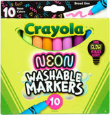 Crayola Neon Markers Broadline 10 Pack