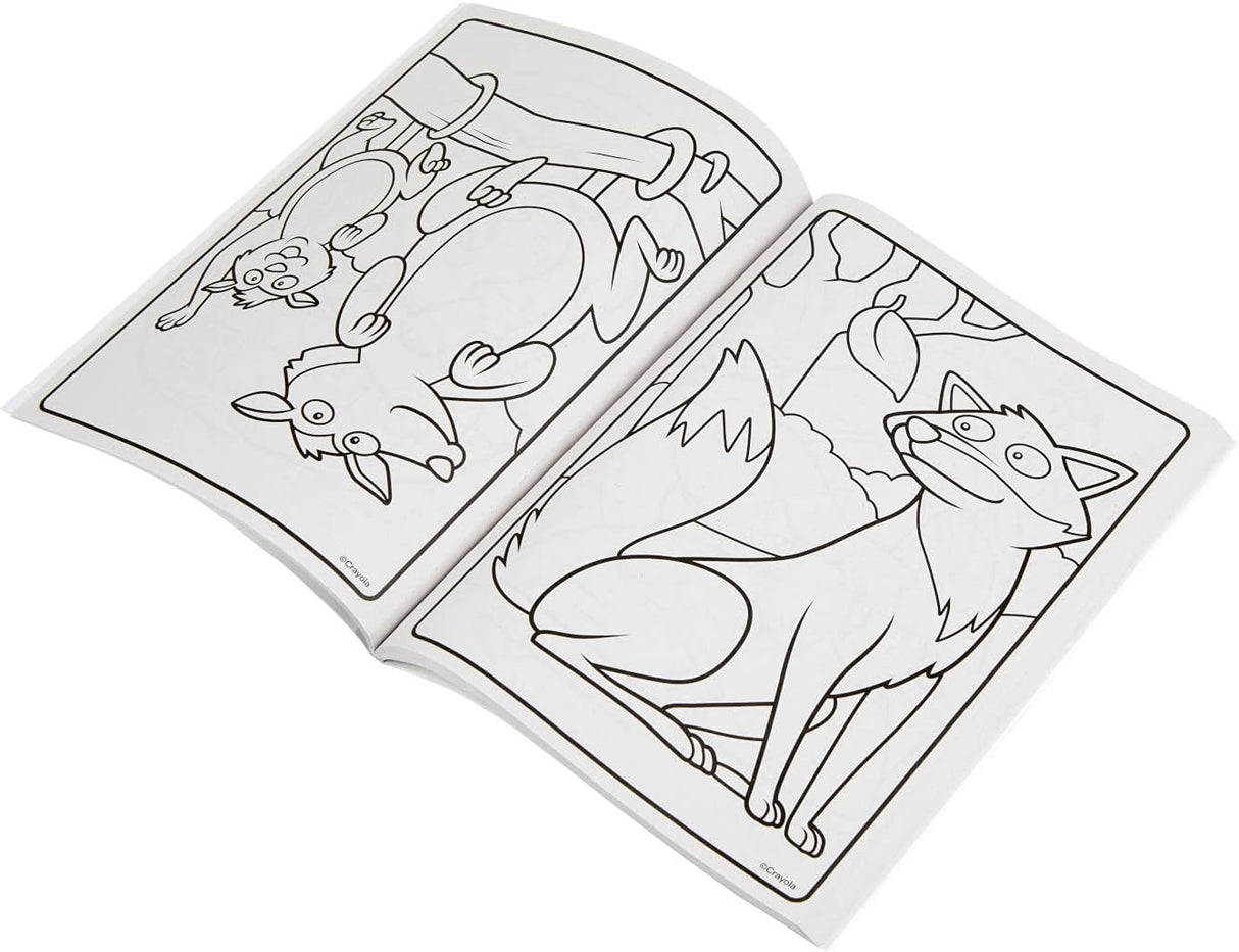 Crayola Animal Friends Coloring Book With Stickers 96 Pages