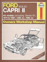 Ford Capri II (and III) 1.6 & 2.0 (74 - 87) Haynes Repair Manual