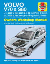 Volvo V70 / S80 Petrol & Diesel (98 - 07) Haynes Repair Manual