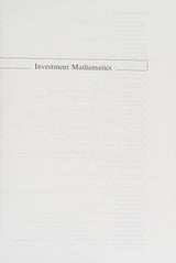 Investment Mathematics