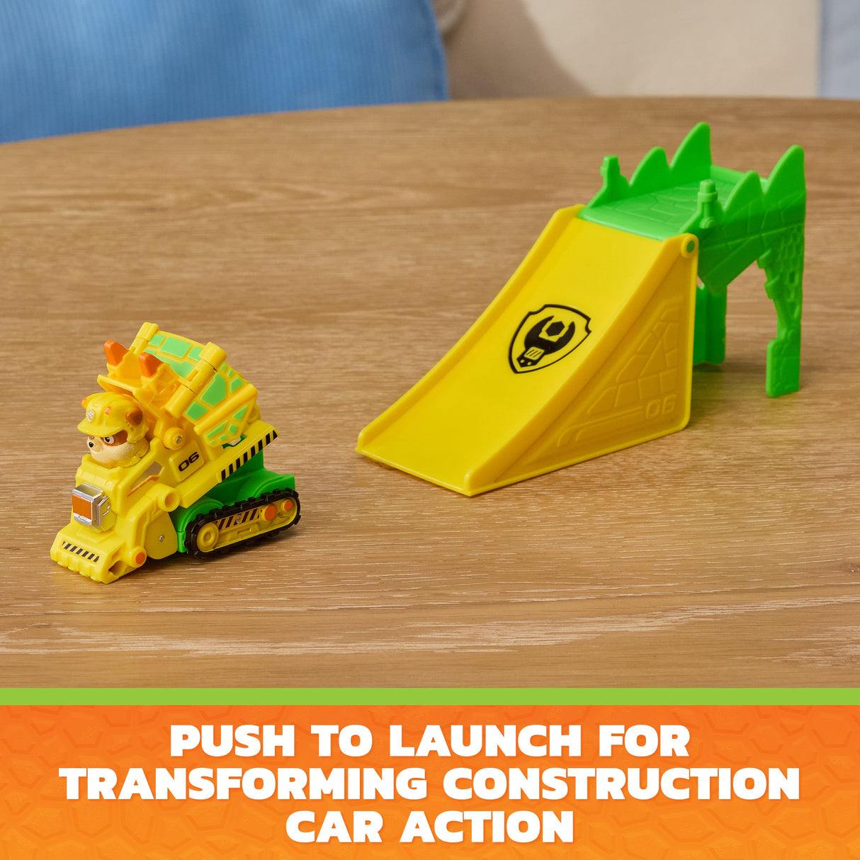 Paw Patrol: The Dino Movie - Jump Shift Racers Rubble