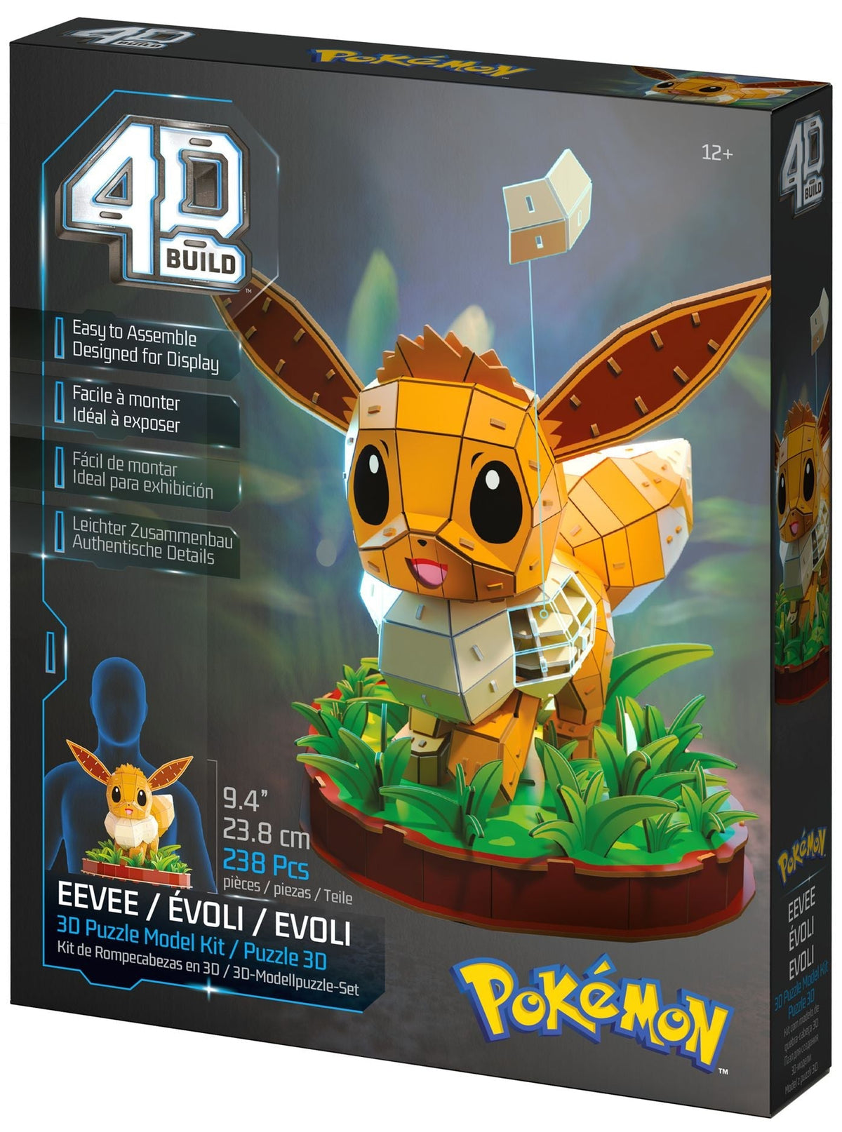 4D Build Pokémon Eevee 3D Puzzle Model Kit