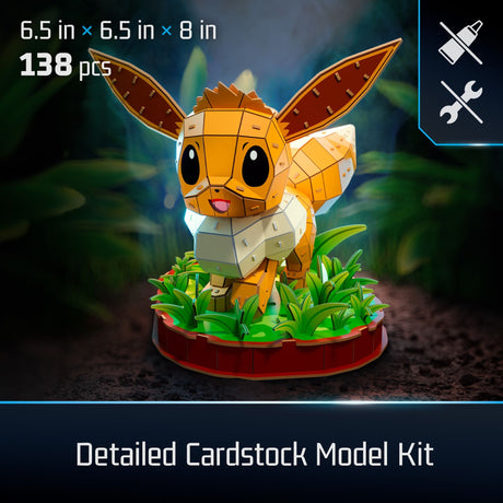 4D Build Pokémon Eevee 3D Puzzle Model Kit
