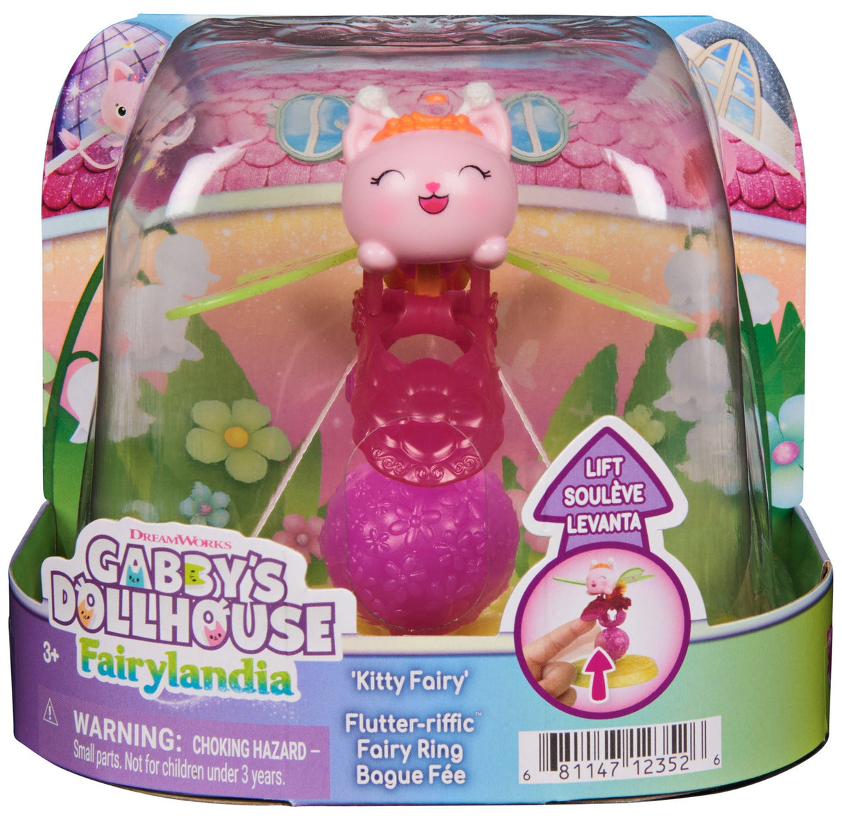 Gabby's Dollhouse: Fairylandia - Flutter-riffic Fairy Ring 'Kitty Fairy'
