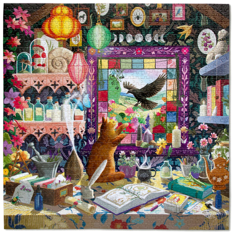 eeBoo: Sorcerer's Workshop Square Puzzle - 1000pc