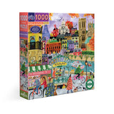eeBoo: Paris in Autumn Square Puzzle - 1000pc