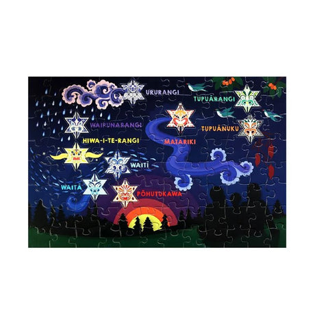 NZ Matariki - Glow in the Dark Puzzle, 100pc