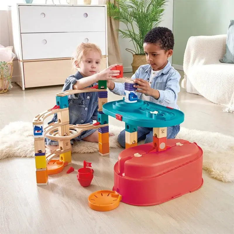 Hape: Quadrilla Stack Track Bucket Set