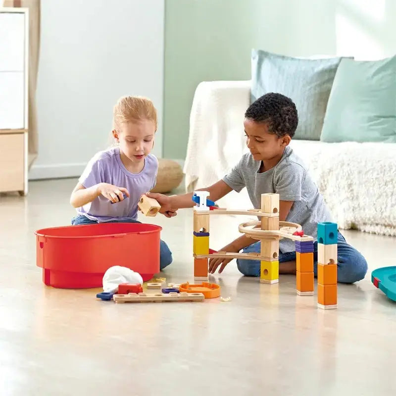 Hape: Quadrilla Stack Track Bucket Set