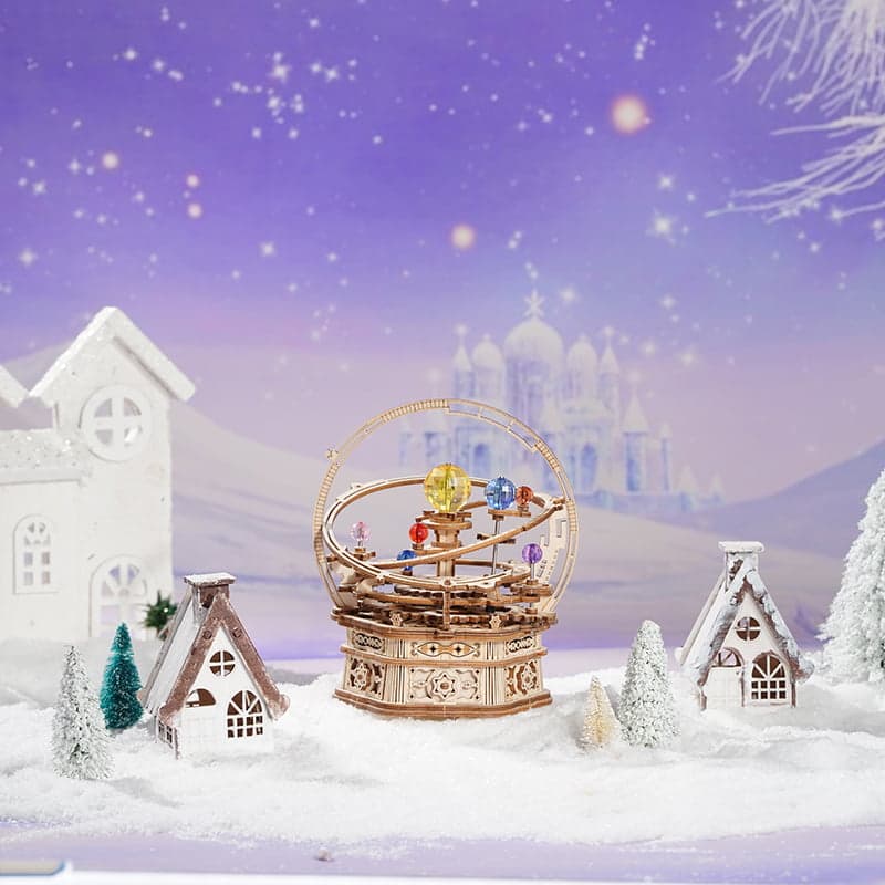 Rokr: Starry Night DIY Miniature Puzzle Kit - (AMK51)