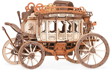 Rokr: Stage Coach DIY Miniature Puzzle Kit - (AMKA1)