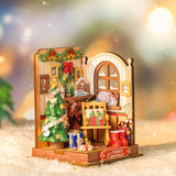 Rolife: Christmas Fireplace DIY Miniature Puzzle Kit - (DS041)