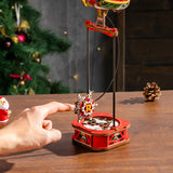 Rolife: Santa on Sleigh DIY Miniature Puzzle Kit - (MCD05)