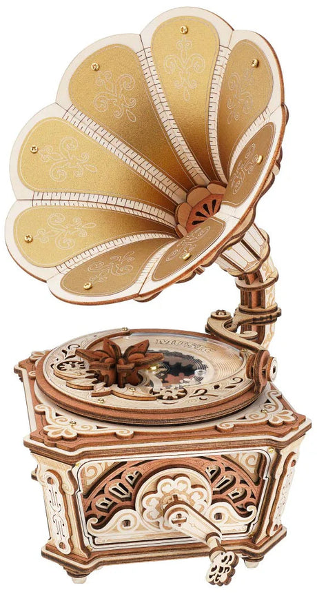 Rokr: Diva Gramophone DIY Miniature Puzzle Kit - (AMK82)