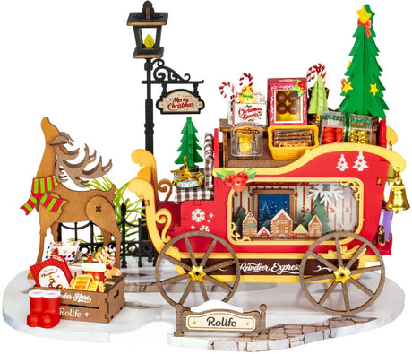 Rolife: Reindeer Express DIY Miniature Puzzle Kit - (DS059)