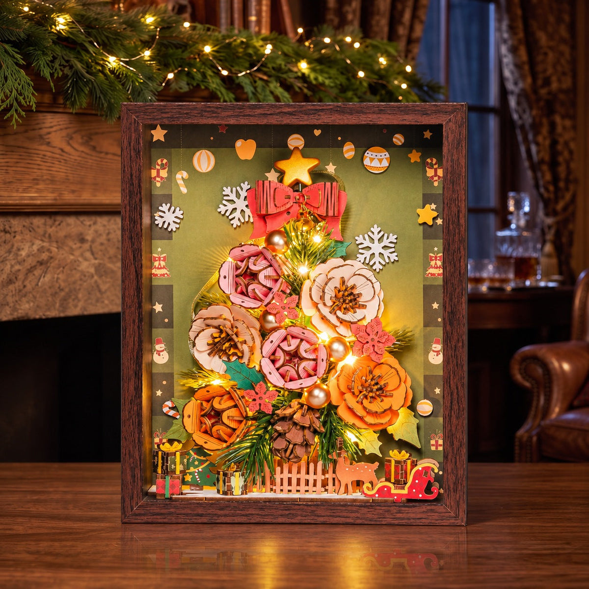 Rolife: Everglow Christmas Tree DIY Miniature Puzzle Kit - (TW05H)