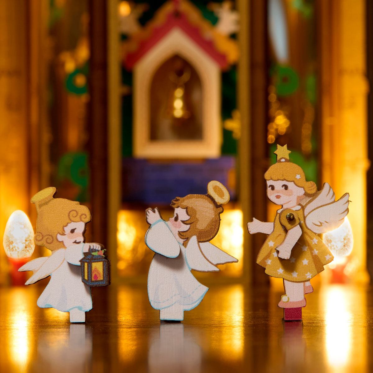 Rolife: Blessed Christmas Pyramid DIY Miniature Puzzle Kit - (AMB01)