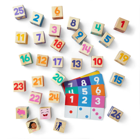 Melissa & Doug: Ms. Rachel Wooden Learning Blocks + Activity Cards