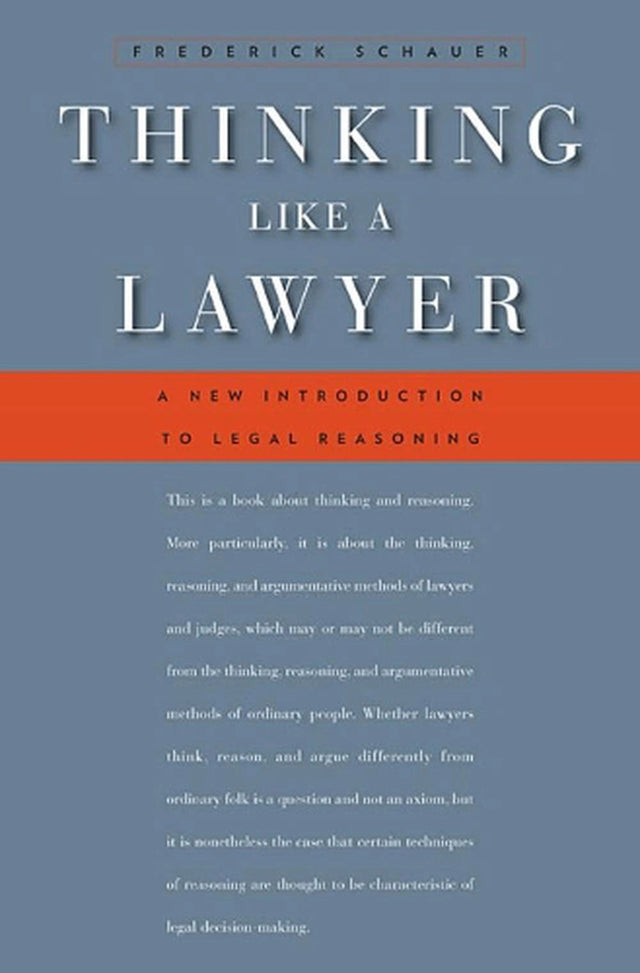 Thinking Like a Lawyer