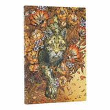 Lynx Rising (Erica Williams Art) Mini Unlined Softcover Journal (Elastic Band Closure)