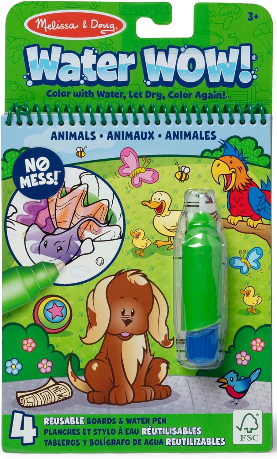 Melissa & Doug: On The Go: Water WOW! Reveal Pad - Animals