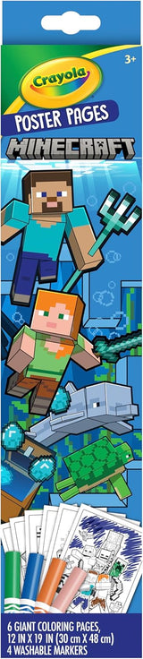 Crayola Poster Pages Minecraft